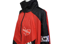 Load image into Gallery viewer, 極美品 WU WEAR ウーウェア Wu-Tang Clan ナイロンジャケット 刺繍 レッド ブラック ホワイト ヴィンテージ WU-TANGFOREVER 中古 66903