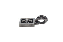 Load image into Gallery viewer, ChromeHearts クロムハーツ ネックレス ペンダント トップ フレームド CHプラスチャーム シルバー925 シルバー ブラック 美品 中古 66928