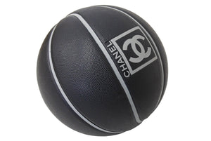 CHANEL シャネル BASKETBALL バスケットボール スポーツライン ココマーク ブラック グレー 美品 中古 66929