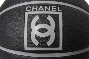 CHANEL シャネル BASKETBALL バスケットボール スポーツライン ココマーク ブラック グレー 美品 中古 66929