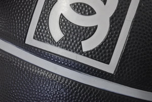 CHANEL シャネル BASKETBALL バスケットボール スポーツライン ココマーク ブラック グレー 美品 中古 66929