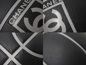 CHANEL シャネル BASKETBALL バスケットボール スポーツライン ココマーク ブラック グレー 美品 中古 66929
