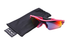 Load image into Gallery viewer, OAKLEY オークリー プリズムレーダー スポーツサングラス グラデーション プラスチック ゴム ピンク ブラック 美品 中古 66930