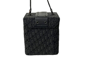 極美品 Christian Dior クリスチャンディオール バニティ ハンドバッグ ストリートシック トロッター ジャガード レザー 中古 66936