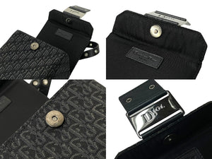 極美品 Christian Dior クリスチャンディオール バニティ ハンドバッグ ストリートシック トロッター ジャガード レザー 中古 66936
