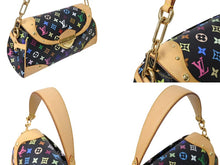 Load image into Gallery viewer, LOUIS VUITTON ルイヴィトン モノグラムマルチカラー ビバリーMM ショルダーバッグ M40204 ブラック ゴールド金具 美品 中古 66940