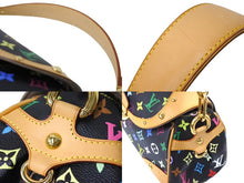 Load image into Gallery viewer, LOUIS VUITTON ルイヴィトン モノグラムマルチカラー ビバリーMM ショルダーバッグ M40204 ブラック ゴールド金具 美品 中古 66940