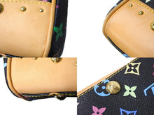 Load image into Gallery viewer, LOUIS VUITTON ルイヴィトン モノグラムマルチカラー ビバリーMM ショルダーバッグ M40204 ブラック ゴールド金具 美品 中古 66940