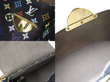 Load image into Gallery viewer, LOUIS VUITTON ルイヴィトン モノグラムマルチカラー ビバリーMM ショルダーバッグ M40204 ブラック ゴールド金具 美品 中古 66940