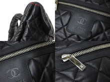 Load image into Gallery viewer, CHANEL シャネル コココクーン リュック キルティング 13番台 イタリア製 レザー ブラック シルバー金具 美品 中古 66946