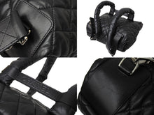 Load image into Gallery viewer, CHANEL シャネル コココクーン リュック キルティング 13番台 イタリア製 レザー ブラック シルバー金具 美品 中古 66946