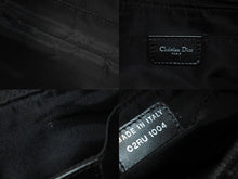 Load image into Gallery viewer, 極美品 ChristianDior クリスチャンディオール サドルポーチ ワンショルダーバッグ トロッター柄 C2RU1004 ネイビー ガリアーノ期 中古 66950