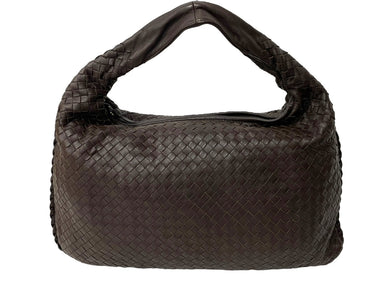 極美品 BOTTEGAVENETA ボッテガヴェネタ ワンショルダーバッグ イントレチャート 115654-V0013 2040 レザー ダークブラウン 中古 66957