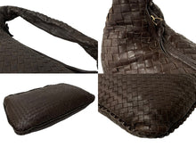 Load image into Gallery viewer, 極美品 BOTTEGAVENETA ボッテガヴェネタ ワンショルダーバッグ イントレチャート 115654-V0013 2040 レザー ダークブラウン 中古 66957