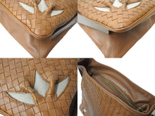 Load image into Gallery viewer, 極美品 BOTTEGAVENETA ボッテガ ヴェネタ ショルダーバッグ 肩掛け イントレチャート 170022 VACG2 2064 ブラウン 中古 66958
