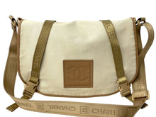 Load image into Gallery viewer, 極美品 CHANEL シャネル ヴィンテージ スポーツライン ショルダーバッグ 10番台 ラメ ジャガード ブラウン 中古 66960