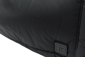 CHANEL シャネル スポーツライン スポーツバッグ ボストンバッグ 2WAY ショルダーバッグ ナイロン ブラック ホワイト 美品 中古 66961