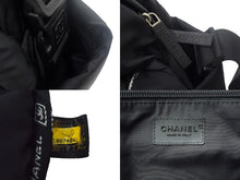 Load image into Gallery viewer, CHANEL シャネル スポーツライン スポーツバッグ ボストンバッグ 2WAY ショルダーバッグ ナイロン ブラック ホワイト 美品 中古 66961