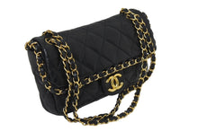 Load image into Gallery viewer, CHANEL シャネル ラグジュアリーライン マトラッセ チェーン ショルダーバッグ 14番台 アラウンド ブラック カーフスキン ゴールド金具 美品 中古 66962