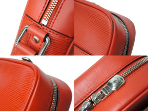 SUPREME シュプリーム LOUISVUITTON ルイヴィトン ダヌーブPM エピ Ｍ53417 17AW レッド 美品 中古 4c066305