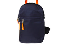 Load image into Gallery viewer, PRADA プラダ プラダスポーツ ショルダーバッグ ボディバッグ 018 2VZ023 テスート ネイビー オレンジ ブラック 美品 中古 66968