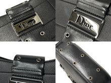 Load image into Gallery viewer, Christian Dior クリスチャンディオール ストリートシック ショルダーバッグ MA-0032 ブラック レザー シルバー金具 美品 中古 66969