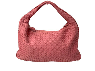 BOTTEGAVENETA ボッテガヴェネタ ワンショルダーバッグ イントレチャート 115653 V0013 6640 レザー ピンク 美品 中古 66974