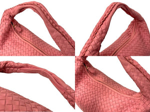 BOTTEGAVENETA ボッテガヴェネタ ワンショルダーバッグ イントレチャート 115653 V0013 6640 レザー ピンク 美品 中古 66974