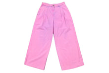 Load image into Gallery viewer, CHANEL シャネル ワイドデニムパンツ P70662V62122 サイズ42 ココマーク ピンク コットン バギー 美品 中古 66976