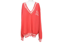 Load image into Gallery viewer, CHANEL シャネル カシミヤ セーター ニット P61035K46366 サイズM ココマーク Vネック スリット ピンク 美品 中古 66978