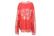 Load image into Gallery viewer, CHANEL シャネル カシミヤ セーター ニット P61035K46366 サイズM ココマーク Vネック スリット ピンク 美品 中古 66978
