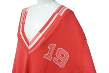 Load image into Gallery viewer, CHANEL シャネル カシミヤ セーター ニット P61035K46366 サイズM ココマーク Vネック スリット ピンク 美品 中古 66978