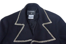 Load image into Gallery viewer, 極美品 CHANEL シャネル ナポレオン ジャケット 2006 スプリングコレクション P28757V18249 サイズ48 コットン ブラック 中古 66981