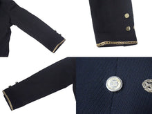 Load image into Gallery viewer, 極美品 CHANEL シャネル ナポレオン ジャケット 2006 スプリングコレクション P28757V18249 サイズ48 コットン ブラック 中古 66981