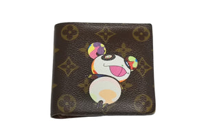 LOUIS VUITTON ルイヴィトン ポルトフォイユ・マルコ M61666 二つ折り財布 村上隆 モノグラムパンダ 美品 中古 66986