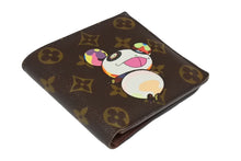 Load image into Gallery viewer, LOUIS VUITTON ルイヴィトン ポルトフォイユ・マルコ M61666 二つ折り財布 村上隆 モノグラムパンダ 美品 中古 66986