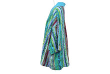 Load image into Gallery viewer, COOGI クージー ポロシャツ 半袖シャツ ボーダー 刺繍 ビッグサイズ コットン マルチカラー サイズ4XL 美品 中古 66995