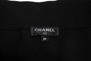 CHANEL シャネル ココマーク スカート P58952K07737 イタリア製 コットン ポリエステル ブラック 36 美品 中古 67003