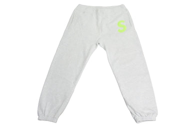 Supreme シュプリーム スウェットパンツ ボトム Sロゴ 2019FW CANADA製 コットン グレー グリーン 美品 中古 67005 