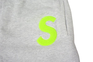 Supreme シュプリーム スウェットパンツ ボトム Sロゴ 2019FW CANADA製 コットン グレー グリーン 美品 中古 67005 
