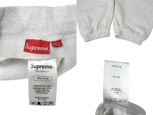Supreme シュプリーム スウェットパンツ ボトム Sロゴ 2019FW CANADA製 コットン グレー グリーン 美品 中古 67005 