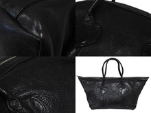 Load image into Gallery viewer, CHROME HEARTS クロムハーツ オールド モニカ ハンドバッグ レザー シルバー SV925 ブラック レザー 美品 中古 67008