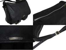 Load image into Gallery viewer, 極美品 CHROME HEARTS クロムハーツ ソフト ショルダー メッセンジャー バッグ ショルダーバッグ レザー ブラック 中古 67009