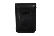 Load image into Gallery viewer, CHROME HEARTS クロムハーツ シガレットケース ダガー レザー ブラック シルバー925 美品 中古 67011