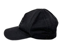 Load image into Gallery viewer, MIUMIU ミュウミュウ デニム ベースボールキャップ ブランドロゴ 5HC179 ICタグ コットン ブラック サイズL 美品 中古 67020