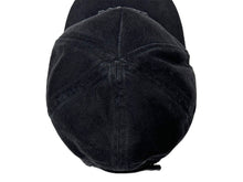 Load image into Gallery viewer, MIUMIU ミュウミュウ デニム ベースボールキャップ ブランドロゴ 5HC179 ICタグ コットン ブラック サイズL 美品 中古 67020