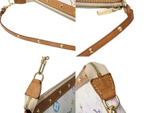 Load image into Gallery viewer, LOUIS VUITTON ルイヴィトン ポシェット アクセソワール M92649 モノグラムキャンバス ゴールド金具 村上隆 マルチカラー 美品 中古 67021