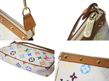 Load image into Gallery viewer, LOUIS VUITTON ルイヴィトン ポシェット アクセソワール M92649 モノグラムキャンバス ゴールド金具 村上隆 マルチカラー 美品 中古 67021