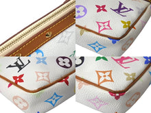 Load image into Gallery viewer, LOUIS VUITTON ルイヴィトン ポシェット アクセソワール M92649 モノグラムキャンバス ゴールド金具 村上隆 マルチカラー 美品 中古 67021