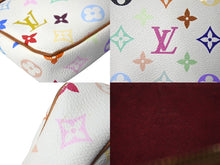 Load image into Gallery viewer, LOUIS VUITTON ルイヴィトン ポシェット アクセソワール M92649 モノグラムキャンバス ゴールド金具 村上隆 マルチカラー 美品 中古 67021